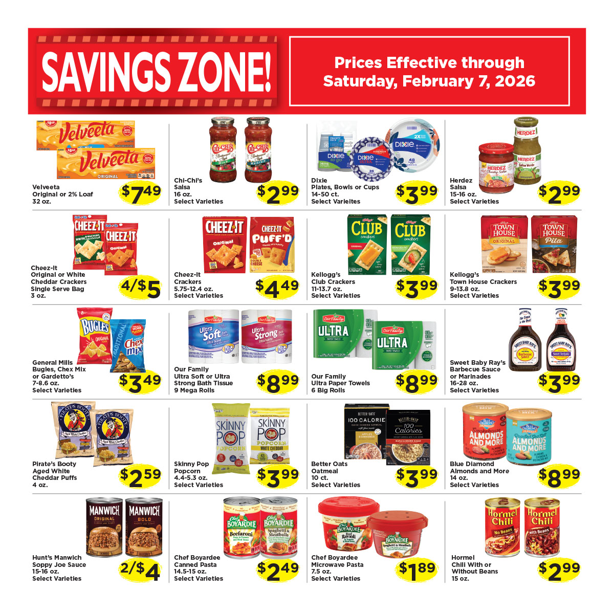 Savings Zone Page 1