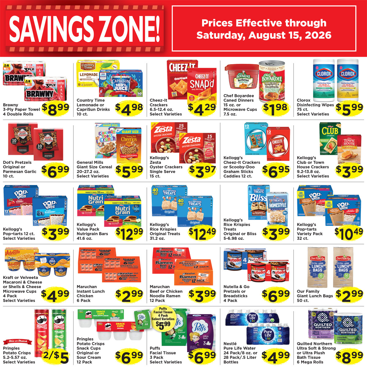 Savings Zone Page 1